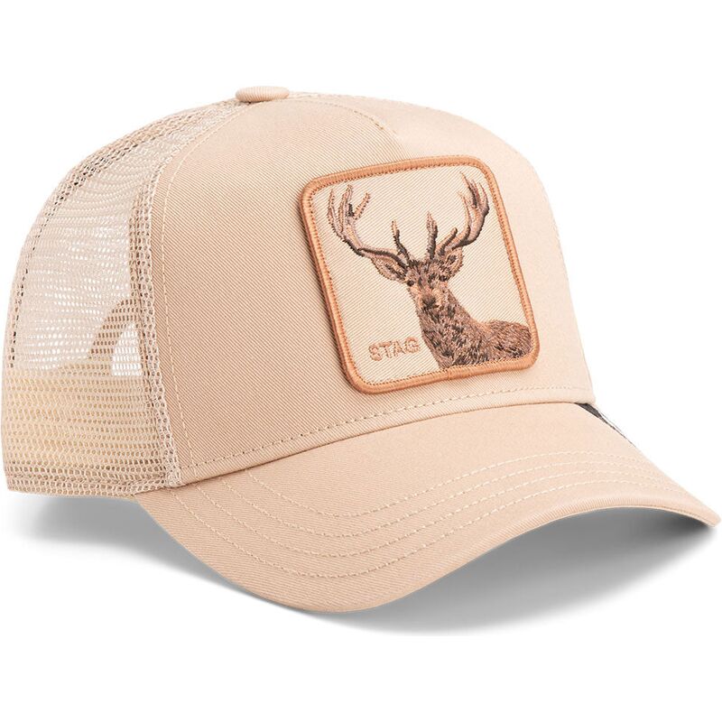 cepice-zaoblena-bezova-snapback-blur-stag-the-farm-goorin-bros cepice-zaoblena-bezova-snapback-blur-stag-the-farm-goorin-bros