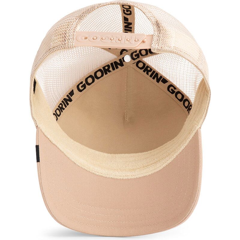 cepice-zaoblena-bezova-snapback-blur-stag-the-farm-goorin-bros cepice-zaoblena-bezova-snapback-blur-stag-the-farm-goorin-bros