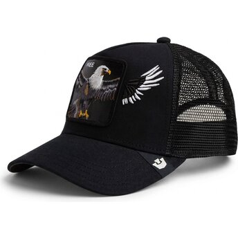 Goorin Bros. Eagle Wings Free The Farm Black Trucker Hat