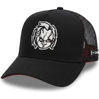 Schwarze Trucker-Kappe Chucky CHU1 BLOB von Capslab