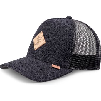 Čepice zaoblená černá snapback HFT KnobFab Djinns