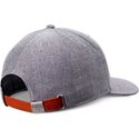 graue-verstellbare-curved-cap-mit-rotem-truefit-oxfordcontra-logo-von-djinns