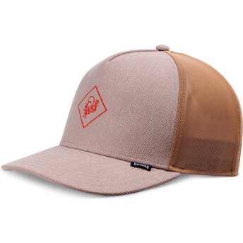Čepice zaoblená hnědá snapback HFT FineFine Djinns