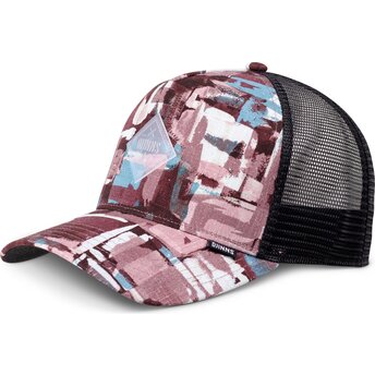 Cap zaoblená red snapback Djinns
