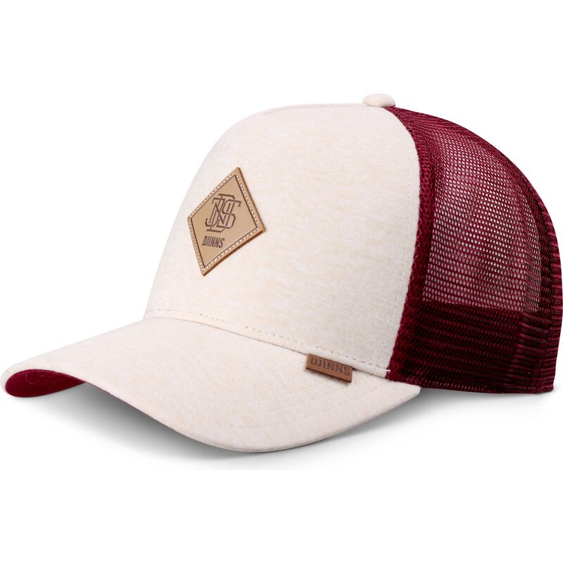 beige-und-rote-trucker-kappe-hft-colourmelange-von-djinns