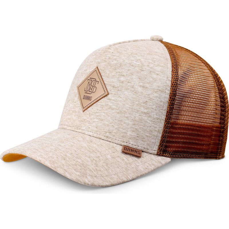 trucker-cap-beige-und-braun-hft-colourmelange-von-djinns
