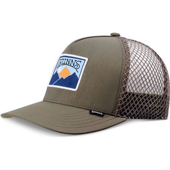 Čepice zaoblená zelená snapback HFT BigNet Mountain Djinns