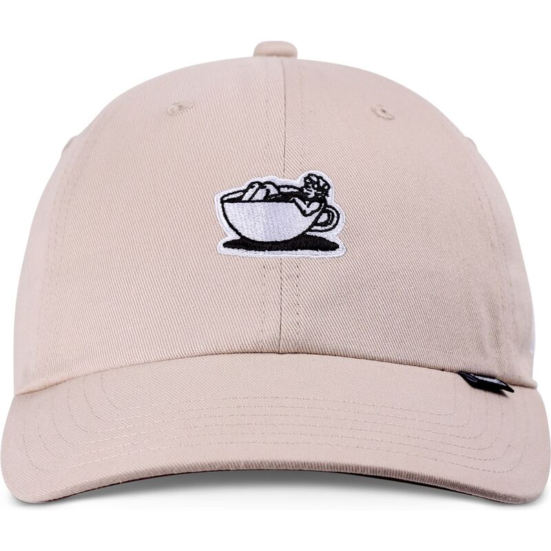 beige-verstellbare-curved-cap-guy-in-a-cup-von-djinns