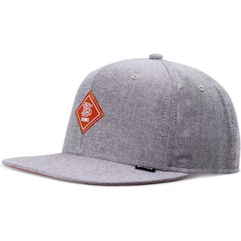 Cap rovná gray snapback Djinns