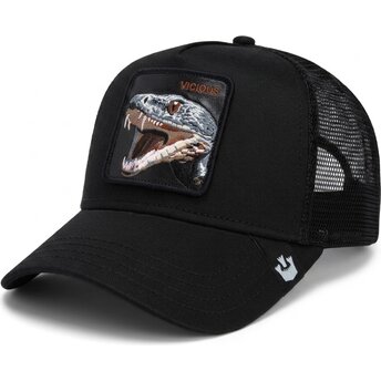 Čepice zaoblená žádné zvíře černá snapback serpiente The Vicious Snake Core Combo The Farm The Farm de Goorin Bros.