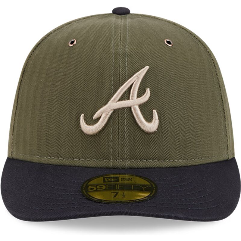grune-gebogene-verstellbare-59fifty-pre-curved-american-herringbone-kappe-der-atlanta-braves-mlb-von-new-era