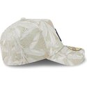 beige-gebogene-verstellbare-59forty-a-frame-leafy-palm-kappe-der-new-york-yankees-mlb-von-new-era
