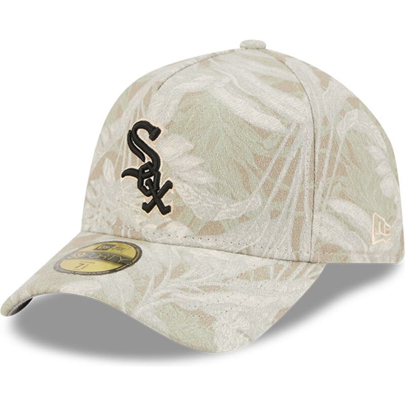 gorra-curva-beige-ajustada-59forty-a-frame-leafy-palm-de-chicago-white-sox-mlb-de-new-era