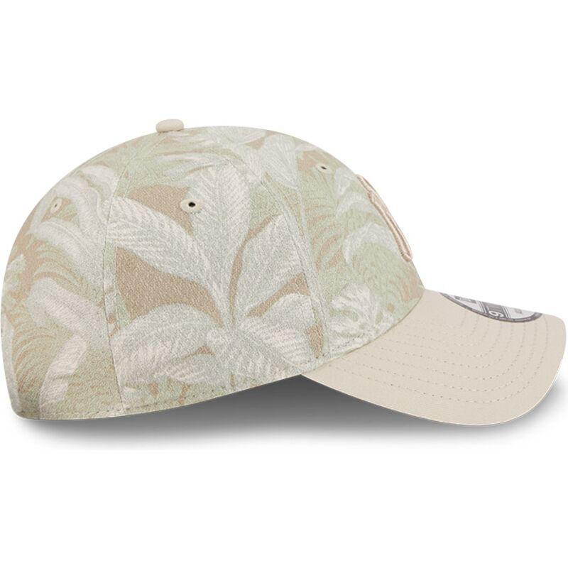 beige-gebogene-verstellbare-9twenty-leafy-palm-kappe-der-new-york-yankees-mlb-von-new-era beige-gebogene-verstellbare-9twenty-leafy-palm-kappe-der-new-york-yankees-mlb-von-new-era
