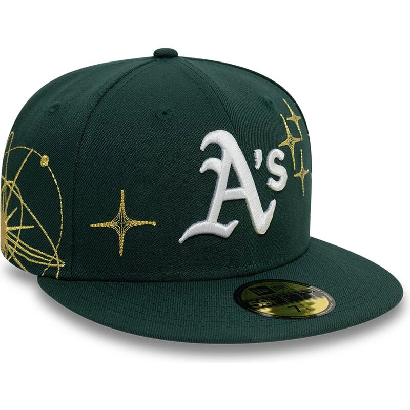 grune-enganliegende-59fifty-zodiac-flat-cap-der-oakland-athletics-mlb-von-new-era grune-enganliegende-59fifty-zodiac-flat-cap-der-oakland-athletics-mlb-von-new-era