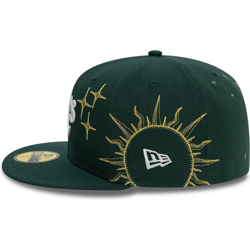 grune-enganliegende-59fifty-zodiac-flat-cap-der-oakland-athletics-mlb-von-new-era grune-enganliegende-59fifty-zodiac-flat-cap-der-oakland-athletics-mlb-von-new-era