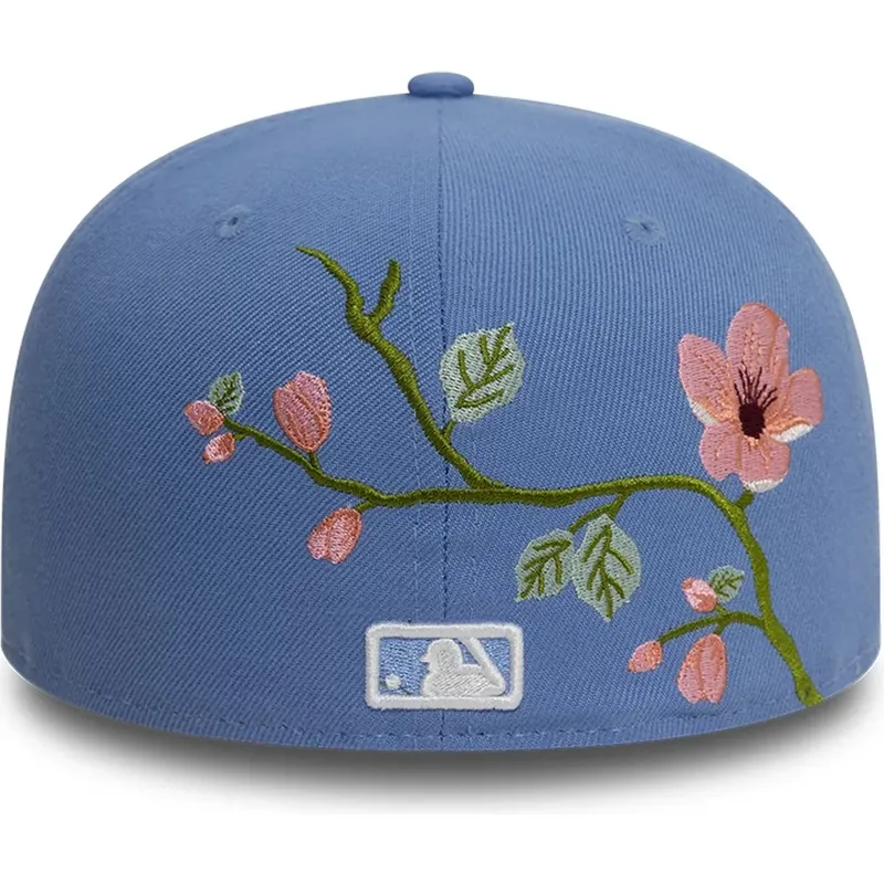 new-era-flat-brim-59fifty-floral-los-angeles-dodgers-mlb-blue-fitted-cap new-era-flat-brim-59fifty-floral-los-angeles-dodgers-mlb-blue-fitted-cap