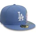 cepice-rovna-modra-prilehava-59fifty-floral-los-angeles-dodgers-mlb-new-era