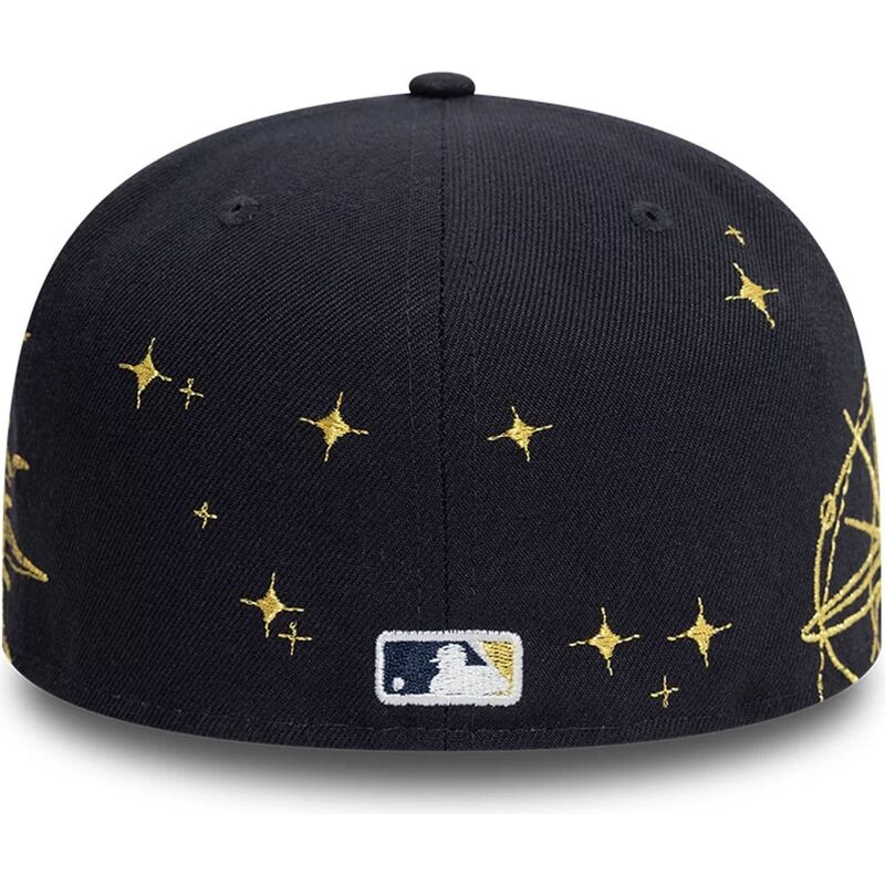 marineblaue-anliegende-59fifty-zodiac-flat-cap-der-new-york-yankees-mlb-von-new-era
