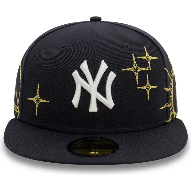 new-era-flat-brim-59fifty-zodiac-new-york-yankees-mlb-navy-blue-fitted-cap new-era-flat-brim-59fifty-zodiac-new-york-yankees-mlb-navy-blue-fitted-cap