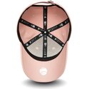 gebogene-rosa-verstellbare-damenkappe-9forty-colour-essential-der-new-york-yankees-mlb-von-new-era