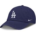 blaue-gebogene-verstellbare-kappe-fur-kinder-club-unstructured-organic-cotton-der-los-angeles-dodgers-mlb-von-nike