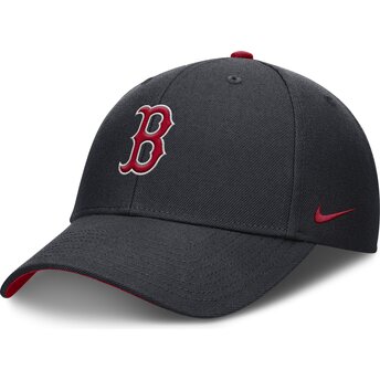 Nike Curved Brim Youth Dri-Fit Club Structured Boston Red Sox MLB Navy Blue Adjustable Cap
