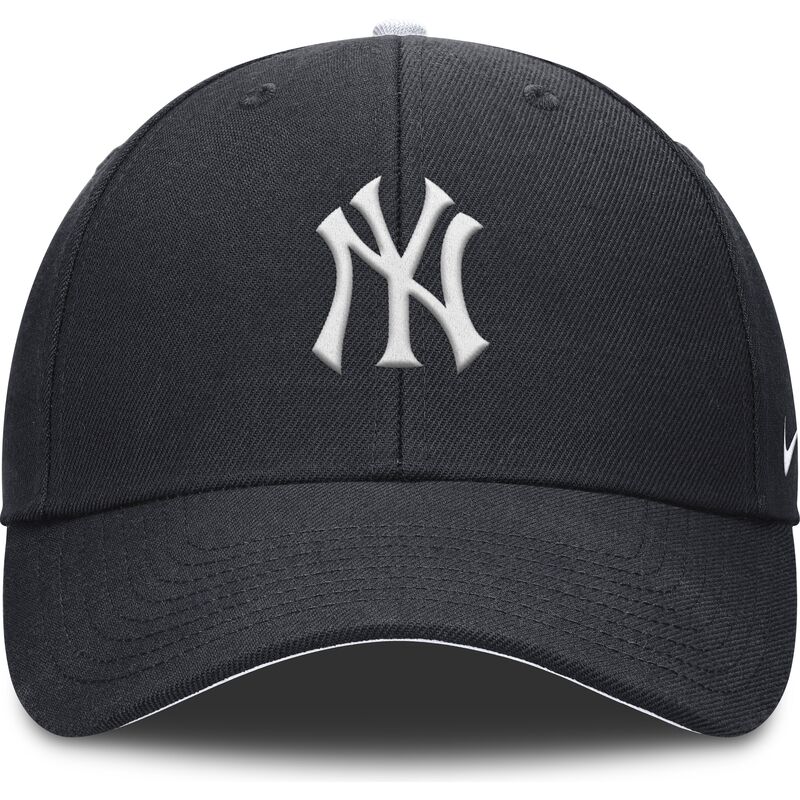 marineblaue-verstellbare-gebogene-kappe-fur-kinder-dri-fit-club-structured-von-new-york-yankees-mlb-von-nike