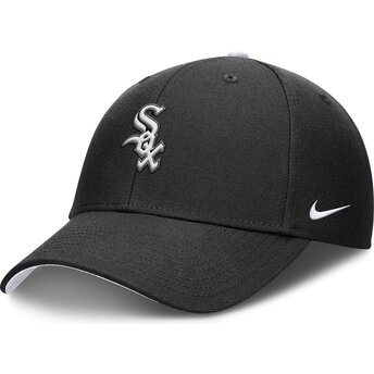Cap zaoblená black adjustable strap pro děti Dri-Fit Club Structured Chicago White Sox MLB Nike