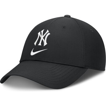 Čepice zaoblená černá nastavitelný Primetime Club Structured UV Poly Ripstop New York Yankees MLB Nike