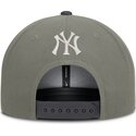 grune-flache-snapback-kappe-dri-fit-pro-structured-square-bill-der-new-york-yankees-mlb-von-nike
