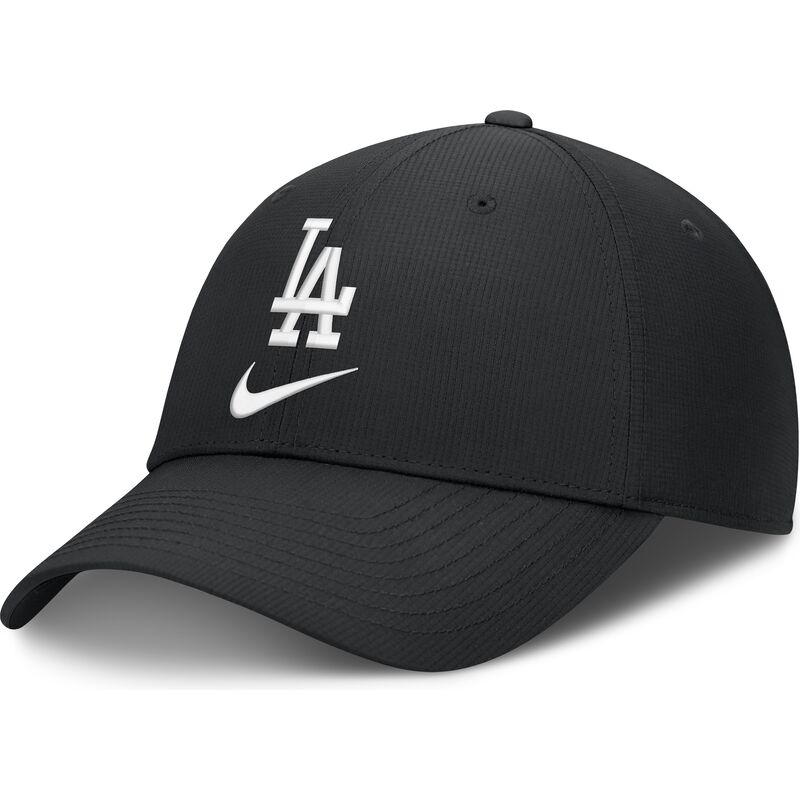 schwarze-verstellbare-gebogene-kappe-primetime-club-structured-uv-poly-ripstop-der-los-angeles-dodgers-mlb-von-nike