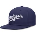 blaue-flache-verstellbare-kappe-dri-fit-true-structured-round-bill-der-los-angeles-dodgers-mlb-von-nike