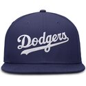 blaue-flache-verstellbare-kappe-dri-fit-true-structured-round-bill-der-los-angeles-dodgers-mlb-von-nike