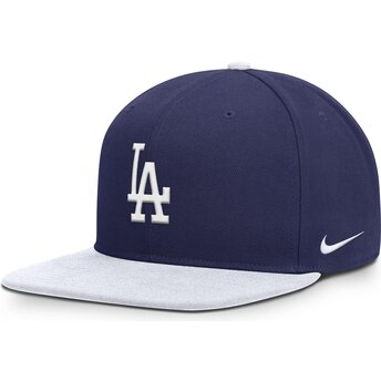 Čepice rovná modrá snapback Nike Dri-Fit Pro Structured Square Bill Los Angeles Dodgers MLB Nike