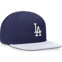 blau-weisse-flache-snapback-kappe-nike-dri-fit-pro-structured-square-bill-der-los-angeles-dodgers-mlb-von-nike