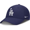 blaue-verstellbare-gebogene-kappe-club-structured-uv-poly-ripstop-der-los-angeles-dodgers-mlb-von-nike