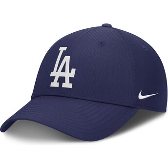 Čepice zaoblená modrá nastavitelný pásek Club Structured UV Poly Ripstop Los Angeles Dodgers MLB Nike