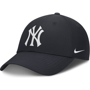 Cap zaoblená navy blue adjustable strap Club Structured UV Poly Ripstop New York Yankees MLB Nike