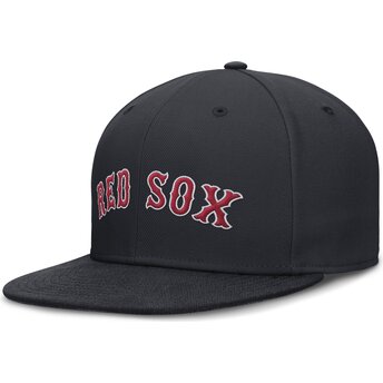 Čepice rovná námořnická modrá přiléhavý Dri-Fit True Structured Round Bill Boston Red Sox MLB Nike