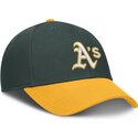 cepice-zaoblena-zelena-nastavitelny-dri-fit-club-structured-oakland-athletics-mlb-nike