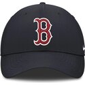 cap-zaoblena-navy-blue-adjustable-strap-club-structured-uv-poly-ripstop-boston-red-sox-mlb-nike