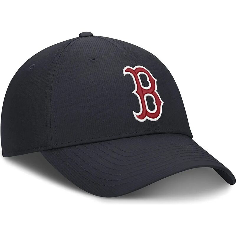 cap-zaoblena-navy-blue-adjustable-strap-club-structured-uv-poly-ripstop-boston-red-sox-mlb-nike