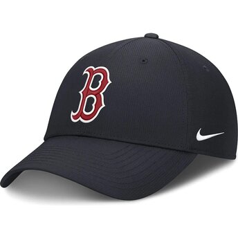 Cap zaoblená navy blue adjustable strap Club Structured UV Poly Ripstop Boston Red Sox MLB Nike