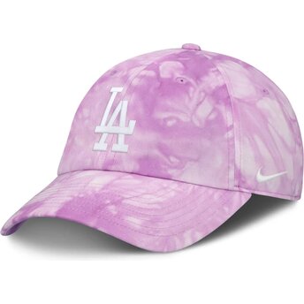Nike Curved Brim Mothers Day Club Unstructured Organic Cotton Los Angeles Dodgers MLB Purple Adjustable Cap