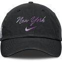 schwarze-verstellbare-gebogene-kappe-mothers-day-club-unstructured-organic-cotton-der-new-york-yankees-mlb-von-nike