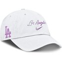 weisse-verstellbare-gebogene-kappe-mothers-day-club-unstructured-organic-cotton-der-los-angeles-dodgers-mlb-von-nike