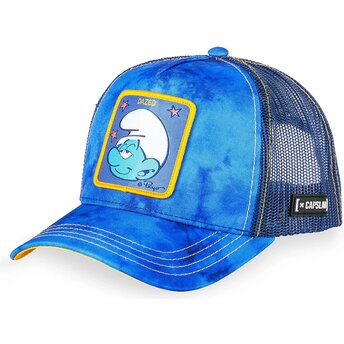 Cap zaoblená blue snapback The Smurfs Capslab
