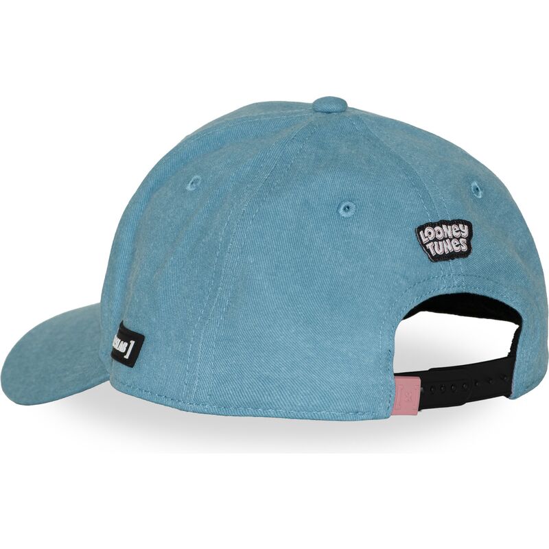 blaue-gebogene-snapback-kappe-tweety-loo13-pcblifb-looney-tunes-von-capslab blaue-gebogene-snapback-kappe-tweety-loo13-pcblifb-looney-tunes-von-capslab