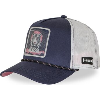 Čepice zaoblená námořnická modrá snapback BEA3 MYSB Tygr Mytologická stvoření Capslab